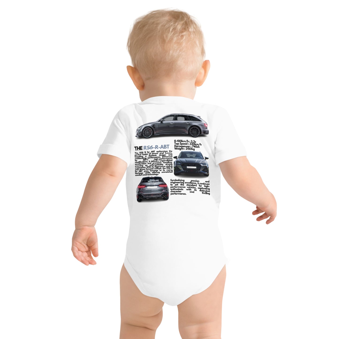 Body à manches courtes bébé RS6 R-ABT
