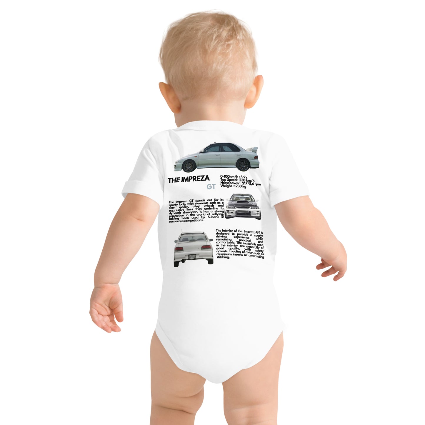 Body à manches courtes bébé Impreza GT