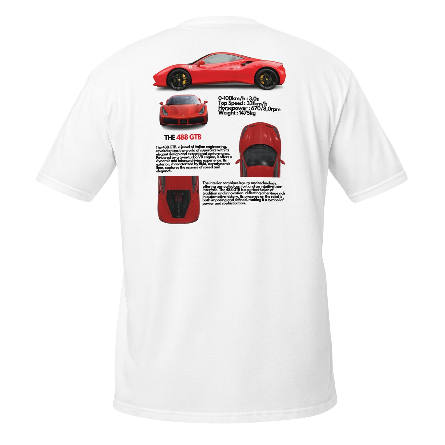 T-shirt 488 GTB