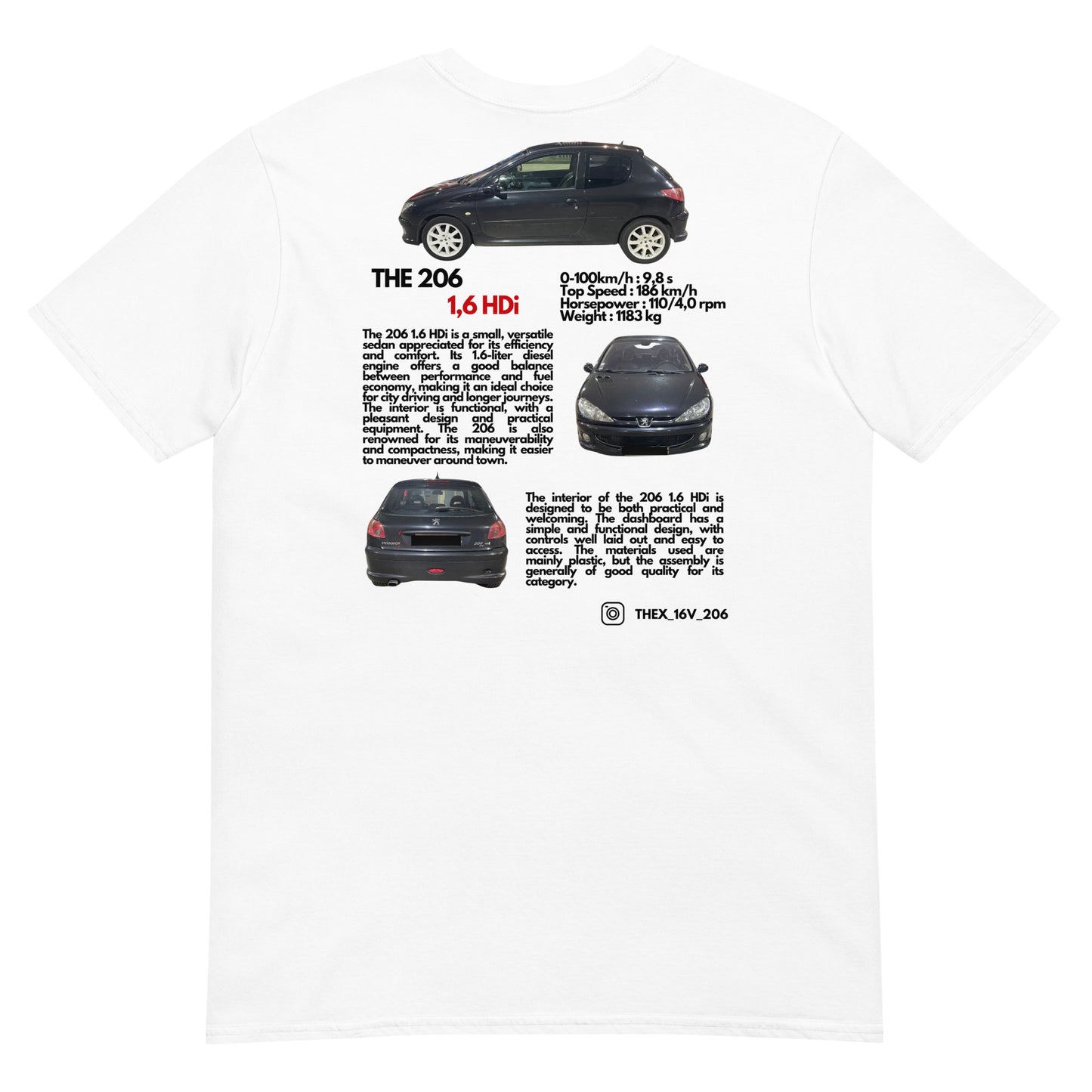 T-shirt 206 HDi