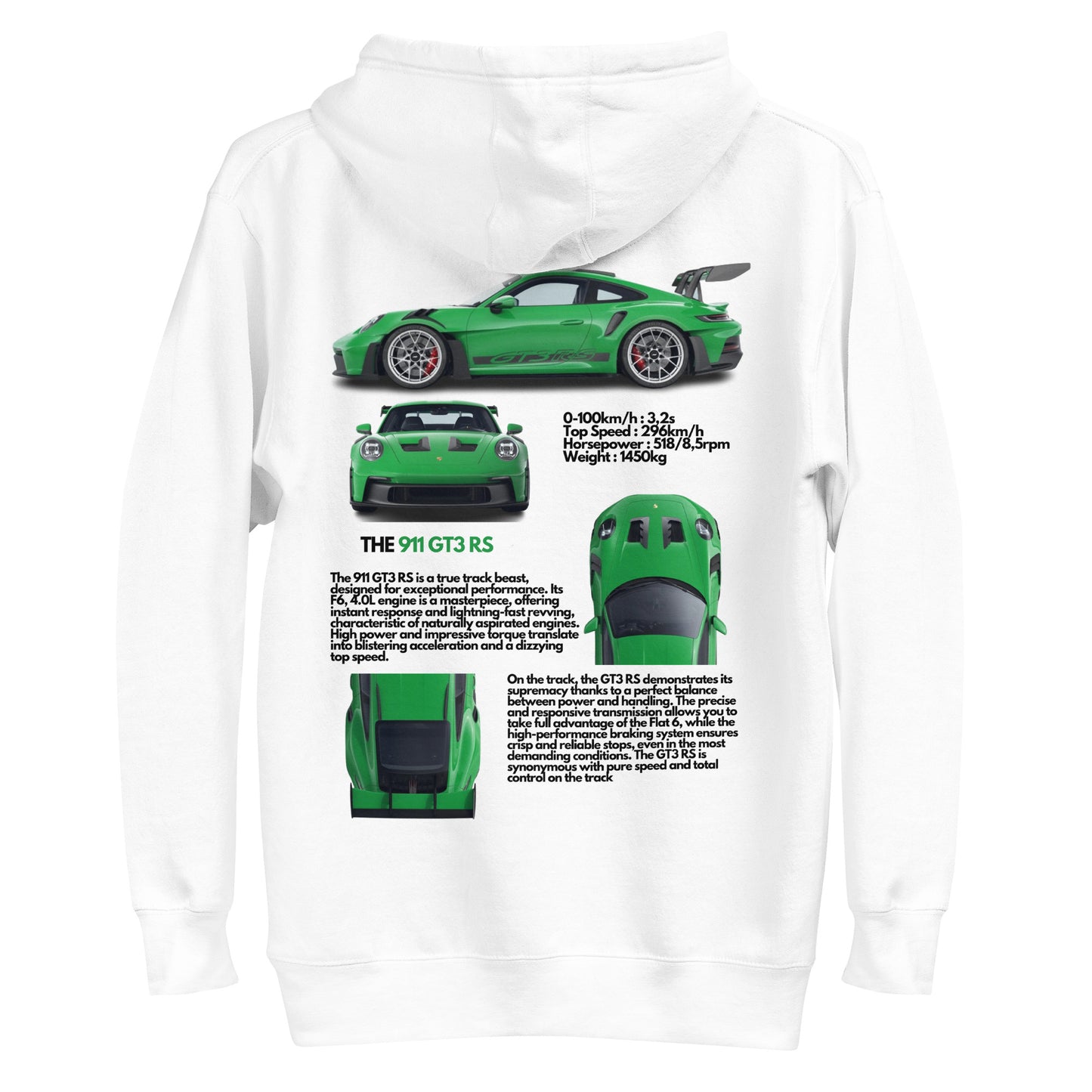 Sweat à Capuche 911 GT3 RS