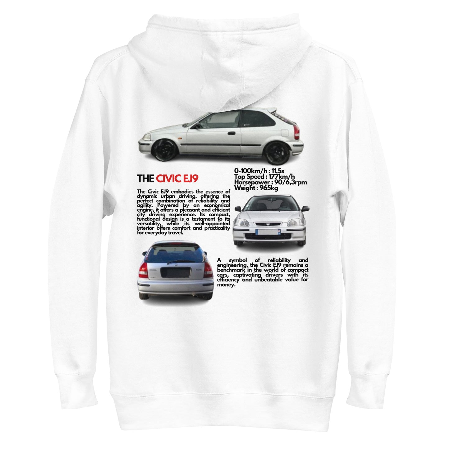 Sweat à Capuche Honda EJ9