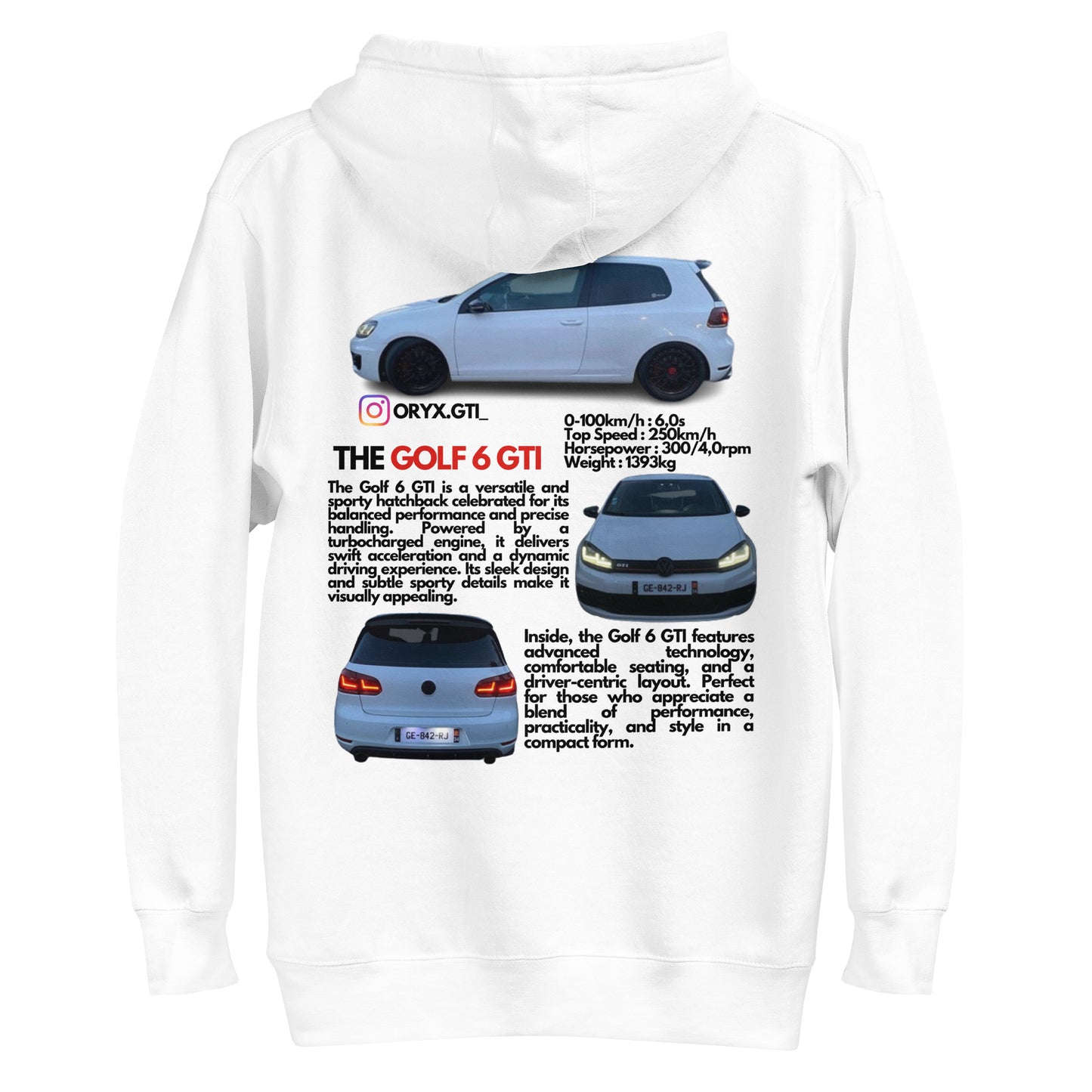 Sweat à Capuche 6 GTI