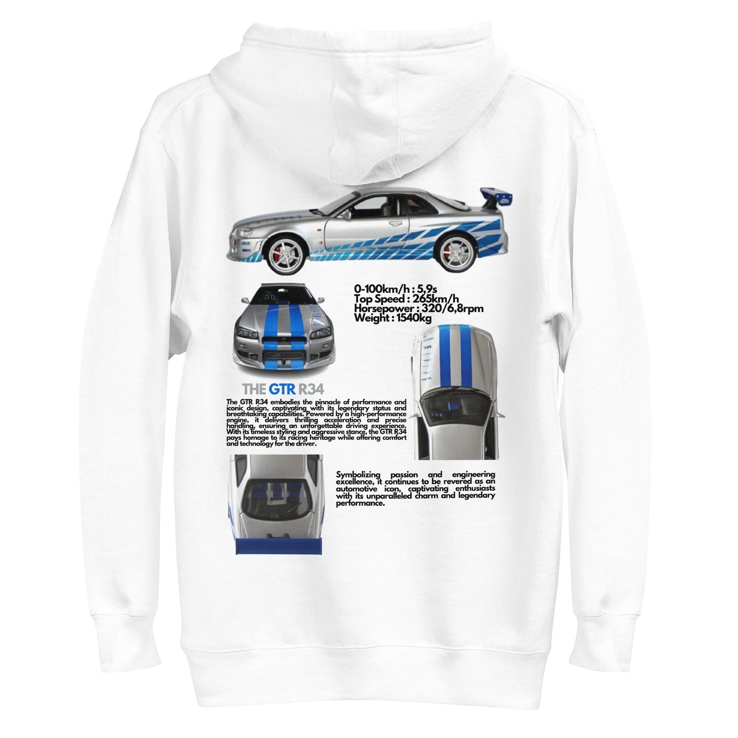 Sweat à Capuche GTR R34