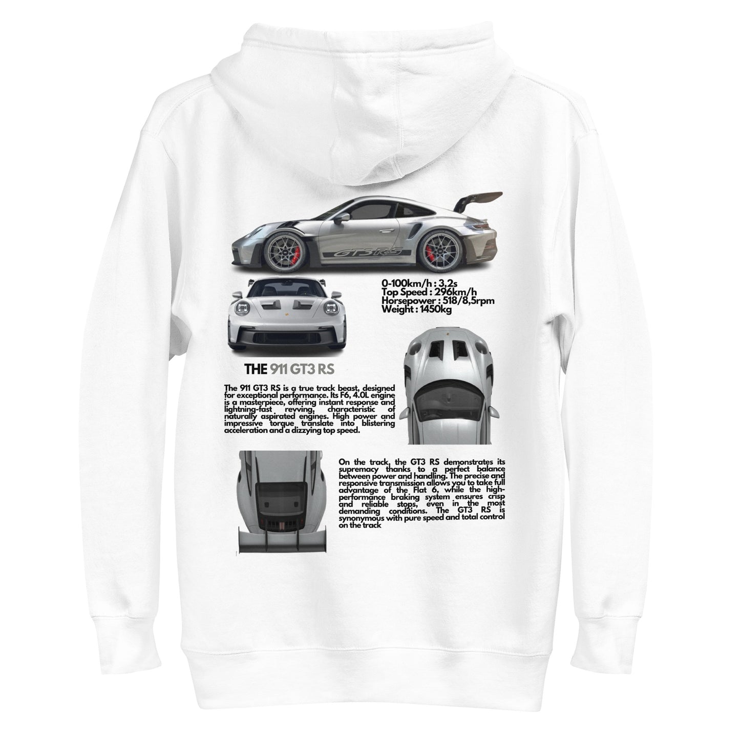 Sweat à Capuche 911 GT3 RS