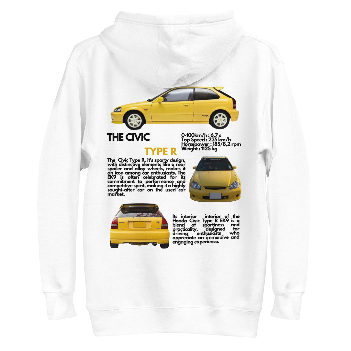 Sweat à Capuche Type R EK9