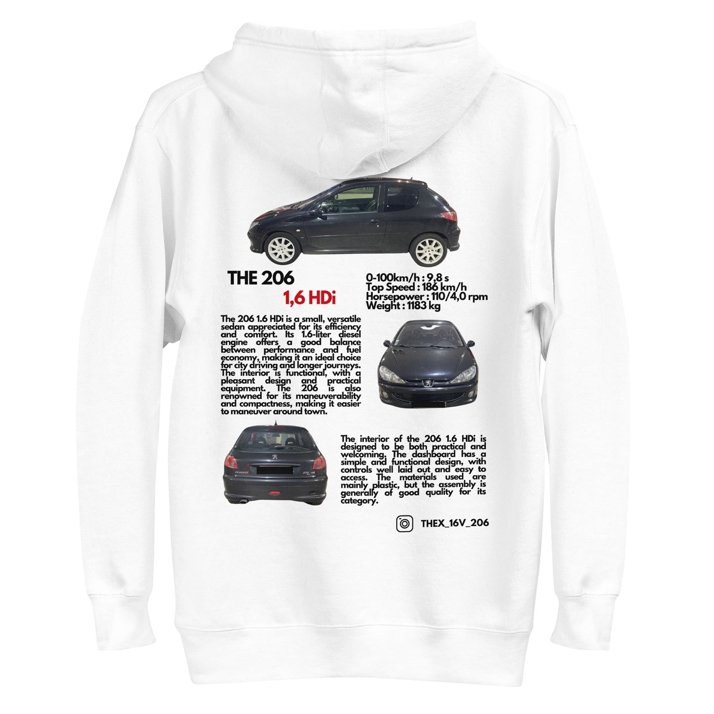 Sweat à Capuche 206 HDi