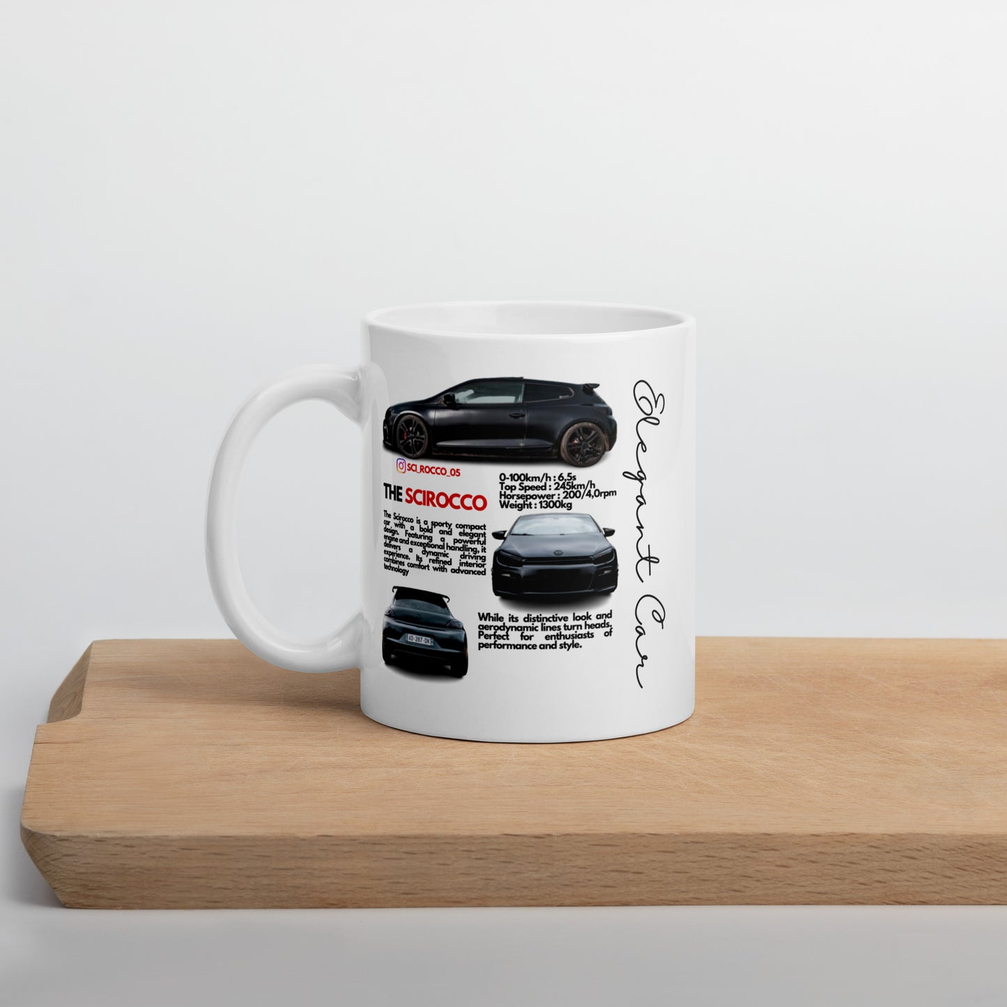 Mug Blanc Brillant Scirocco