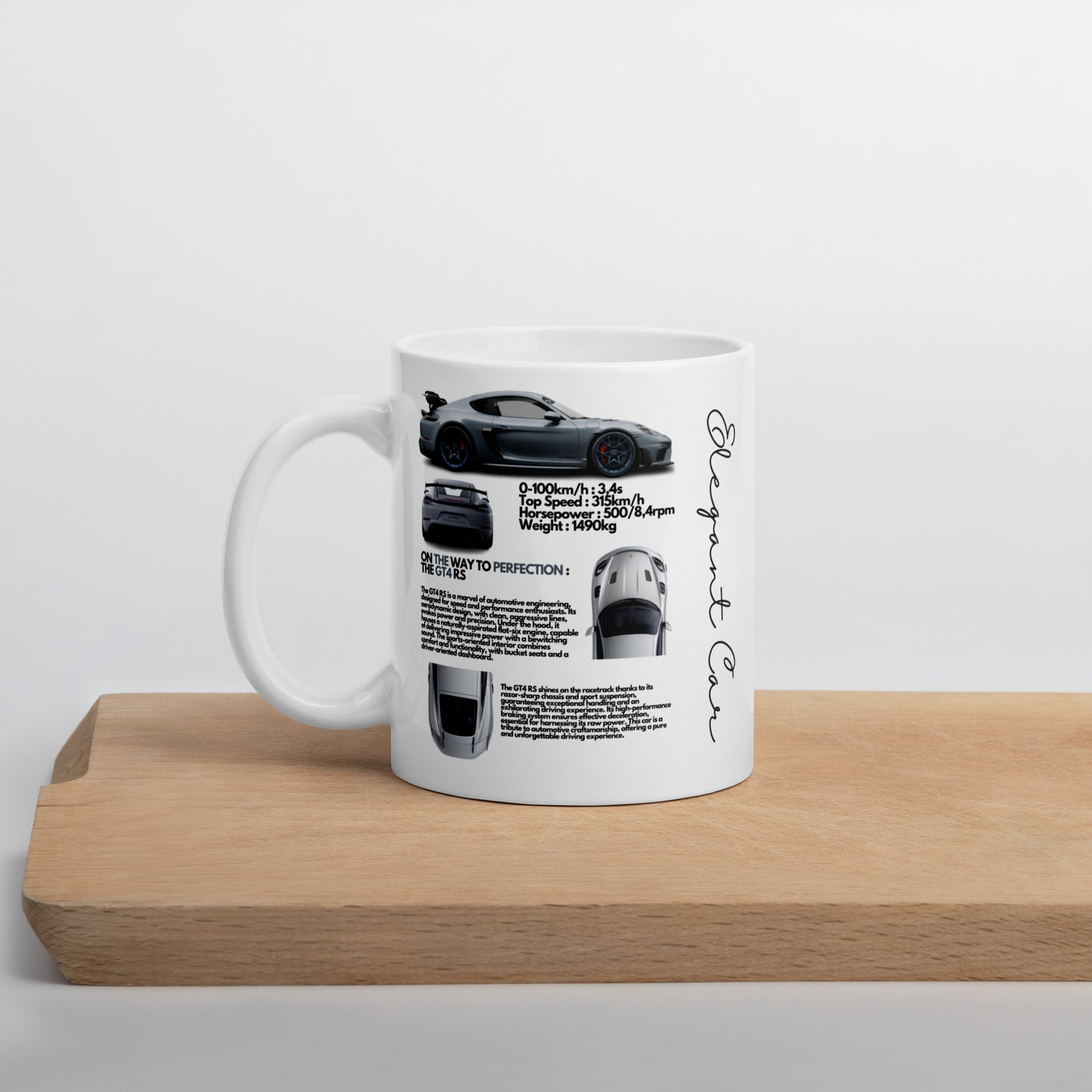 Mug Blanc Brillant GT4 RS