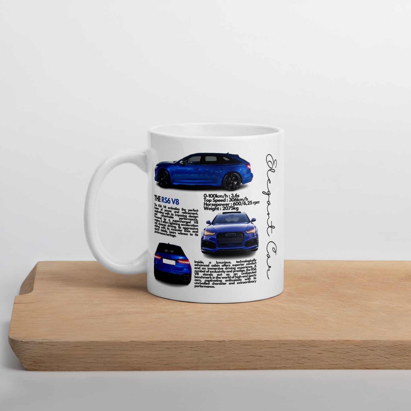 Mug Blanc Brillant RS6
