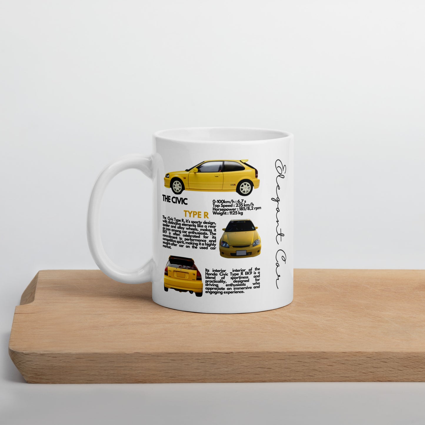 Mug Blanc Brillant Type R EK9