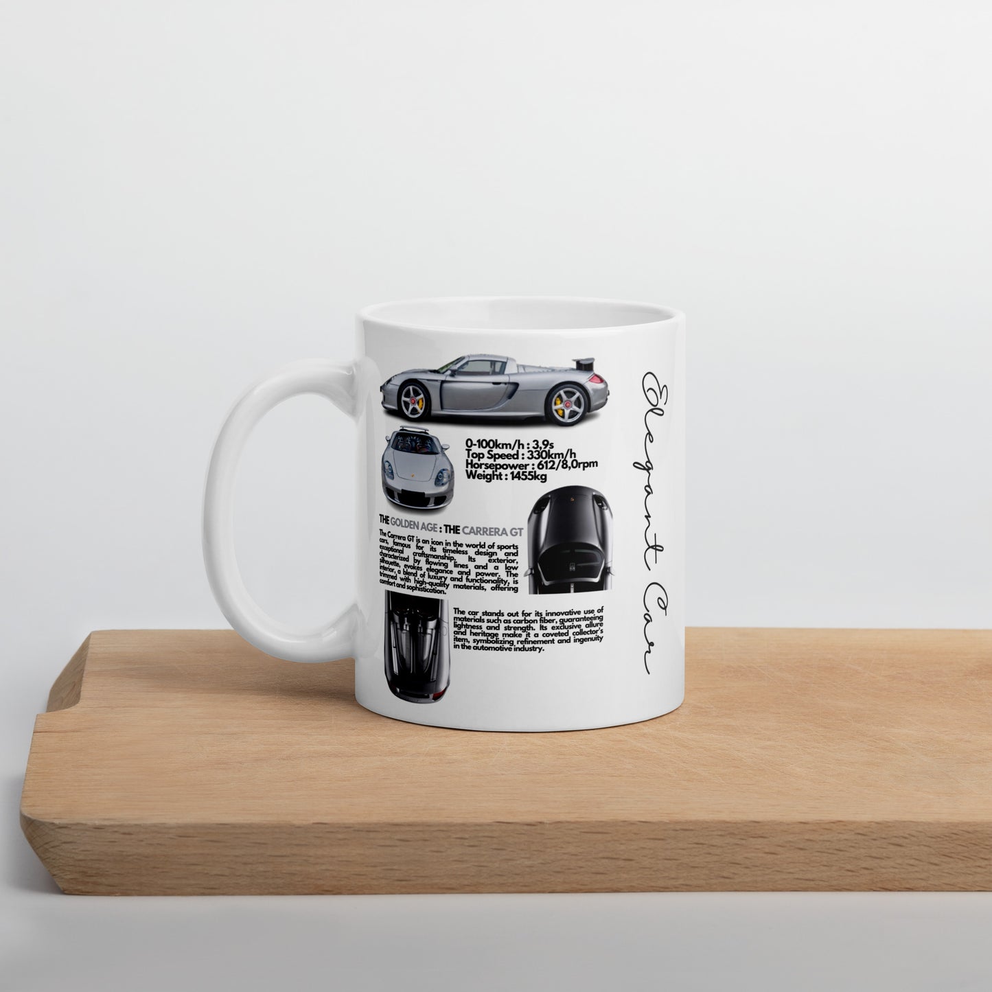 Mug Blanc Brillant Carrera GT